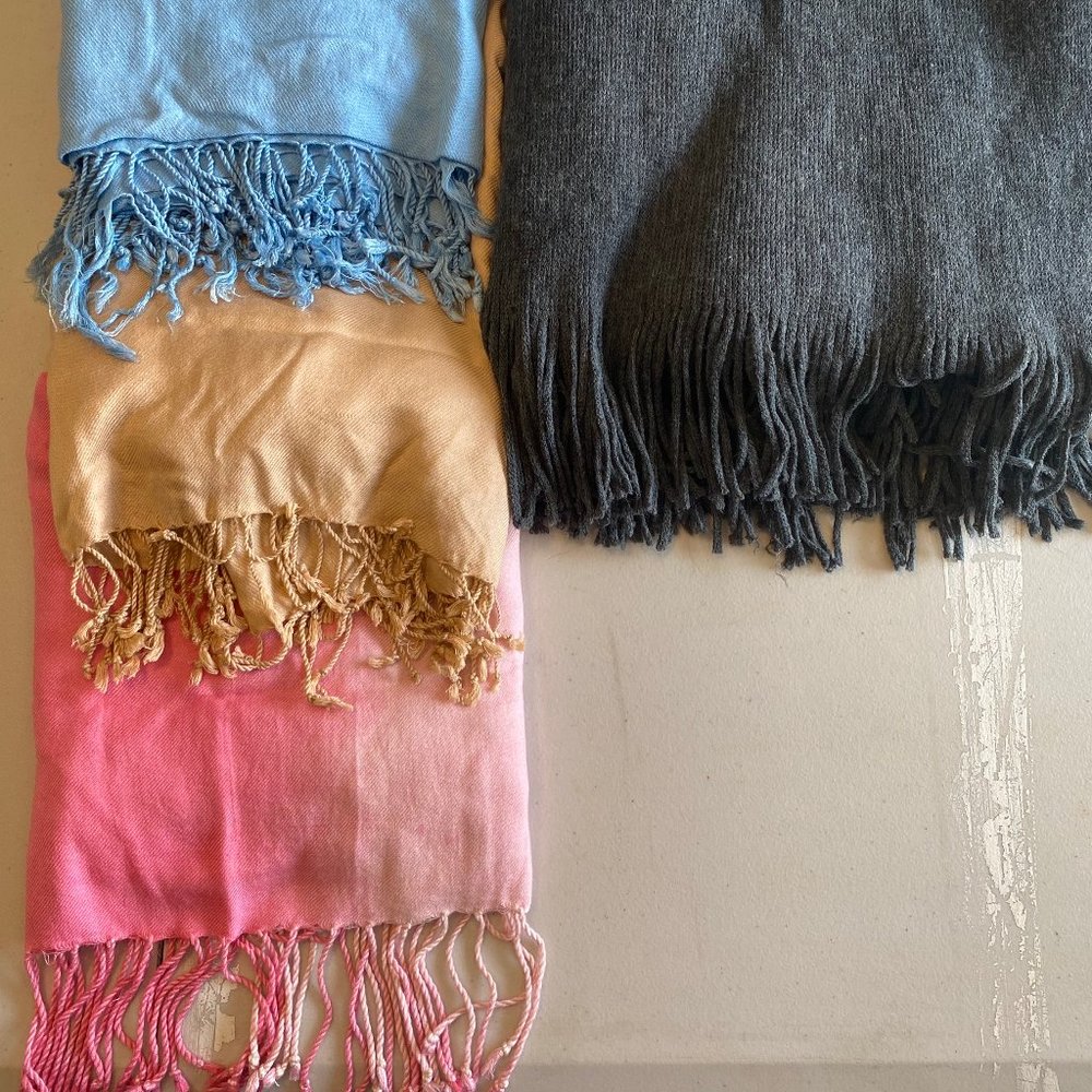 Closet Clear Out! Pashmias & Wrap Bundle exp Aug 1
